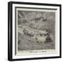 Desert Freight Train at the Borax Camp-null-Framed Giclee Print