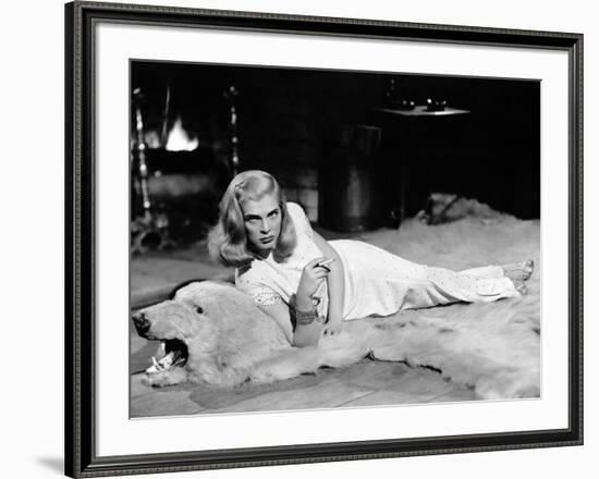 DESERT FURY, Lizabeth Scott, 1947 (b/w photo)-null-Framed Photo