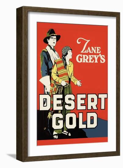 Desert Gold-Zane Grey-Framed Art Print