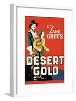 Desert Gold-Zane Grey-Framed Art Print