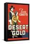 Desert Gold-Zane Grey-Framed Stretched Canvas