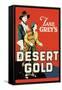 Desert Gold-Zane Grey-Framed Stretched Canvas