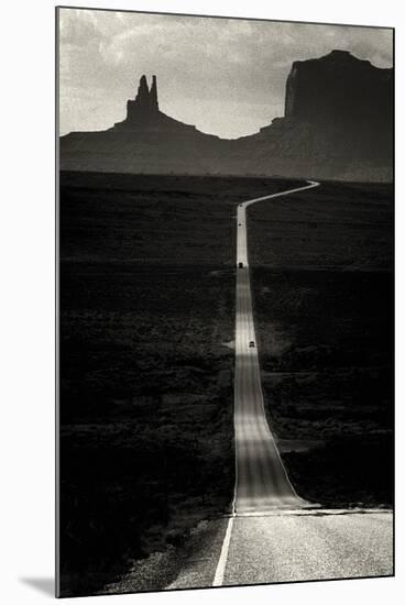 Desert Highway-Hakan Strand-Mounted Giclee Print