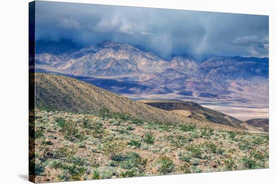 Desert Hills and Spring Storm, Death Valley-null-Stretched Canvas