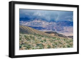 Desert Hills and Spring Storm, Death Valley-null-Framed Photographic Print