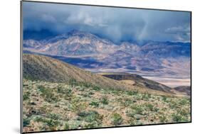 Desert Hills and Spring Storm, Death Valley-null-Mounted Photographic Print