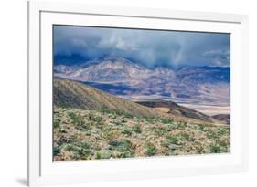 Desert Hills and Spring Storm, Death Valley-null-Framed Photographic Print