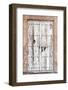 Desert Home - Ancient White Wooden Door-Philippe HUGONNARD-Framed Photographic Print