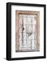 Desert Home - Ancient White Wooden Door-Philippe HUGONNARD-Framed Photographic Print