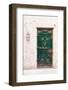 Desert Home - Old Green Door-Philippe HUGONNARD-Framed Photographic Print