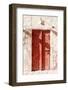 Desert Home - Old Red Door-Philippe HUGONNARD-Framed Photographic Print