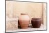 Desert Home - Terracotta Pots-Philippe HUGONNARD-Mounted Photographic Print