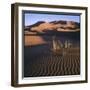 Desert Landscape at Merzouga, Morocco, North Africa-null-Framed Premium Photographic Print