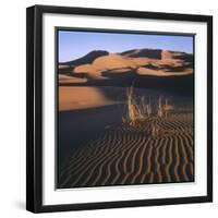 Desert Landscape at Merzouga, Morocco, North Africa-null-Framed Photographic Print