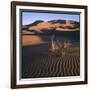 Desert Landscape at Merzouga, Morocco, North Africa-null-Framed Photographic Print