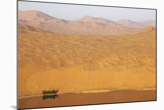 Desert landscape, Badain Jaran Desert, Inner Mongolia, China-Ellen Anon-Mounted Photographic Print