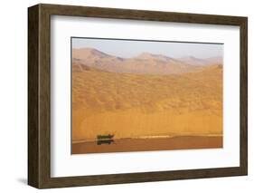 Desert landscape, Badain Jaran Desert, Inner Mongolia, China-Ellen Anon-Framed Photographic Print