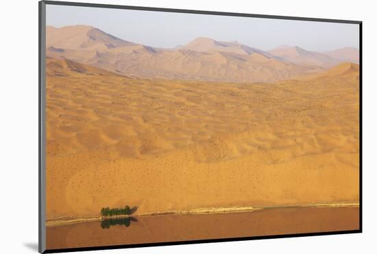 Desert landscape, Badain Jaran Desert, Inner Mongolia, China-Ellen Anon-Mounted Photographic Print