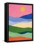 Desert Landscape II-Farida Zaman-Framed Stretched Canvas