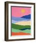 Desert Landscape II-Farida Zaman-Framed Art Print