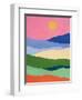 Desert Landscape II-Farida Zaman-Framed Art Print