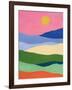 Desert Landscape II-Farida Zaman-Framed Art Print