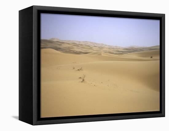 Desert Landscape, Morocco-Michael Brown-Framed Stretched Canvas