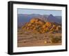 Desert Landscape Near Tafraoute at Sunset, Morocco, North Africa, Africa-null-Framed Photographic Print
