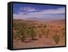 Desert Landscape Near Tafraoute, Morocco, North Africa, Africa-null-Framed Stretched Canvas