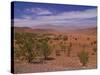 Desert Landscape Near Tafraoute, Morocco, North Africa, Africa-null-Stretched Canvas