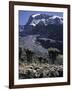 Desert Landscape with Mountain View, Kilimanjaro-Michael Brown-Framed Photographic Print