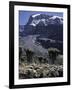 Desert Landscape with Mountain View, Kilimanjaro-Michael Brown-Framed Photographic Print