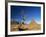 Desert Landscape with Rock Formations and Cliffs in the Background, Monument Valley, Arizona, USA-null-Framed Photographic Print