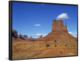 Desert Landscape with Rock Formations in Monument Valley, Arizona, USA-null-Framed Photographic Print