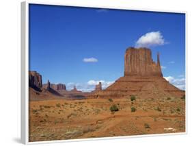 Desert Landscape with Rock Formations in Monument Valley, Arizona, USA-null-Framed Photographic Print