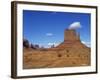 Desert Landscape with Rock Formations in Monument Valley, Arizona, USA-null-Framed Photographic Print