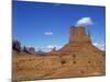 Desert Landscape with Rock Formations in Monument Valley, Arizona, USA-null-Mounted Photographic Print