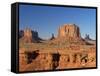 Desert Landscape with Rock Formations in Monument Valley, Arizona, USA-null-Framed Stretched Canvas