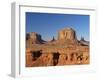 Desert Landscape with Rock Formations in Monument Valley, Arizona, USA-null-Framed Photographic Print