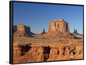 Desert Landscape with Rock Formations in Monument Valley, Arizona, USA-null-Framed Photographic Print