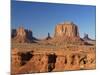 Desert Landscape with Rock Formations in Monument Valley, Arizona, USA-null-Mounted Photographic Print