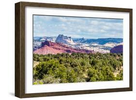 Desert Landscapes in Utah with Sandy Mountains-digidreamgrafix-Framed Photographic Print