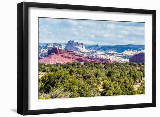 Desert Landscapes in Utah with Sandy Mountains-digidreamgrafix-Framed Photographic Print