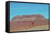 Desert Mountain-NaxArt-Framed Stretched Canvas