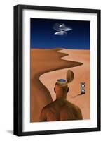 Desert of Time and Technology-rolffimages-Framed Art Print