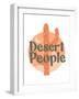 Desert People Vintage Graphic Art-null-Framed Art Print