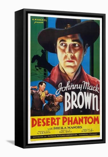 Desert Phantom, Johnny Mack Brown, 1936-null-Framed Stretched Canvas