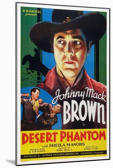 Desert Phantom, Johnny Mack Brown, 1936-null-Mounted Art Print