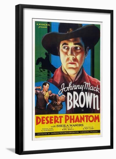 Desert Phantom, Johnny Mack Brown, 1936-null-Framed Art Print