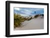 Desert Plants in the Amazing Surreal White Sands of New Mexico-Richard McMillin-Framed Photographic Print